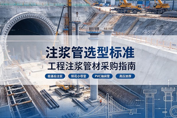 吴兴注浆管选型标准